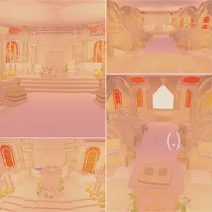 Adopt me home house build heavenly cathedral 