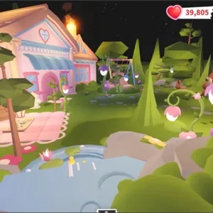 Cutesy adopt me home house build - picnic glitch cabin build 