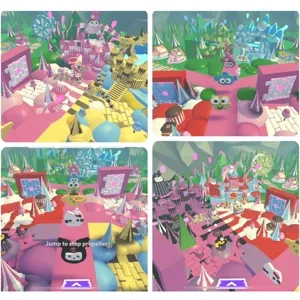 🎀🏰 Sanrio Theme Park 2.0 – MASSIVE Adopt Me Home Build! 🏰🎀
