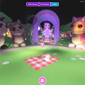 adopt me home house build massive bat dragon grind carnival 🎡