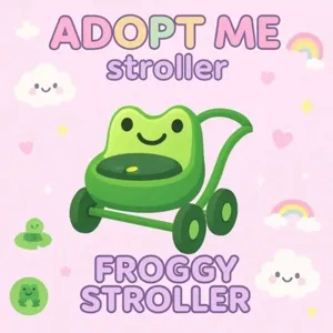 Adopt Me Adorable Frog Stroller 
