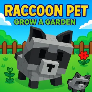 Raccoon grow a garden