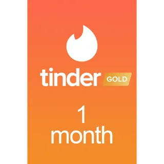 Tinder Gold 1 month - top up - Global