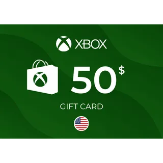$50.00 USD Xbox Gift Card Digital Code-48.9 USD