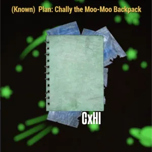 Chally the Moo-Moo Backpack Plan 