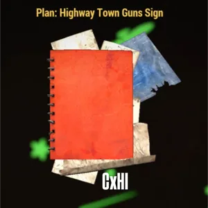 Highway Town Guns Sign Plan