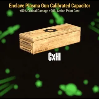 Enclave Plasma Gun Calibrated Capacitor