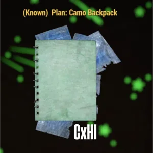 Camo Backpack Plan