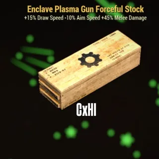Enclave Plasma Gun Forceful Stock