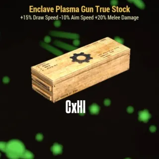 Enclave Plasma Gun True Stock