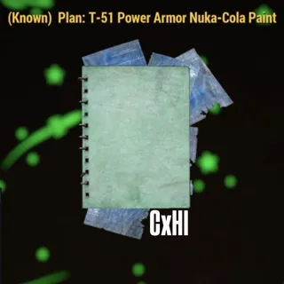 T-51 Power Armor Nuka-Cola Paint Plan