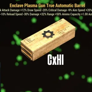 Enclave Plasma Gun True Automatic Barrel