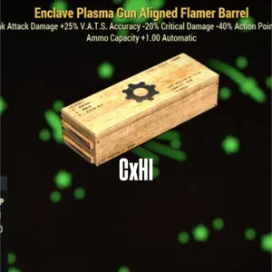 Enclave Plasma Gun Aligned Flamer Barrel 