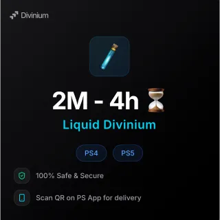 2,000,000 Liquid Divinium | BO3 | PS5 + PS4 | 4 Hours Distribution Time