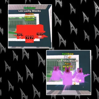 Los Lucky/Taco Blocks - Rainbow