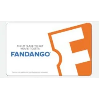 $50 USD  Fandango GIFT CARD