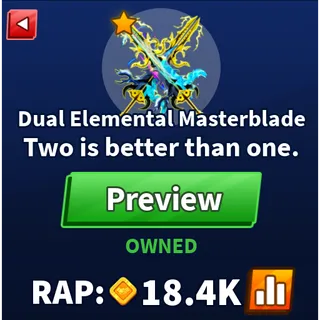 Dual Elemental Masterblade | Blade