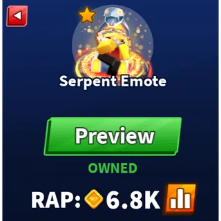 Serpent Emote | Blade Ball