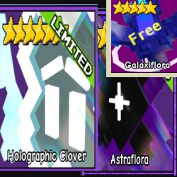 Holographic Clover + Astraflora Garden Tower Defense