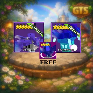 Shockshroom & Gemspire + Free Glaxiflora Garden Tower Defense