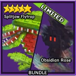 Splitjaw Flytrap & Obsidian Rose