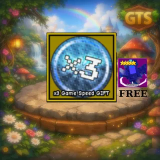 x3 Game Speed Gift + Free Glaxiflora Garden Defense Tower (1 Pass)