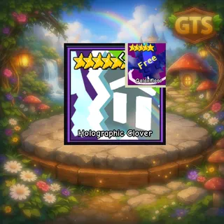 Holographic Clover + Free Glaxiflora Garden Tower Defense