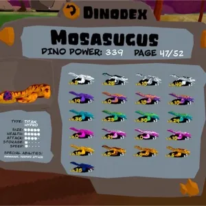 UG vr all Mosasaurus