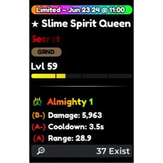 Slime Spirit Queen Almighty