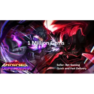 1 Million Gems ANIME DEFENDERS!