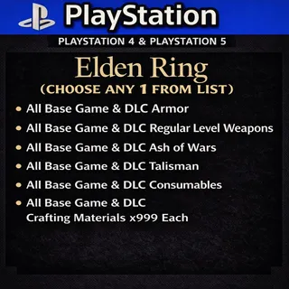 Elden Ring (Choose Any 1 From List)