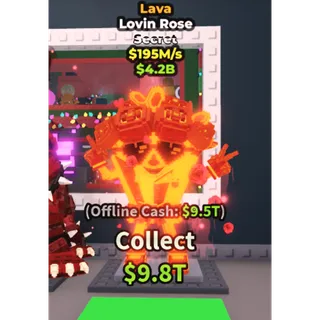 RARE LAVA LOVIN ROSE