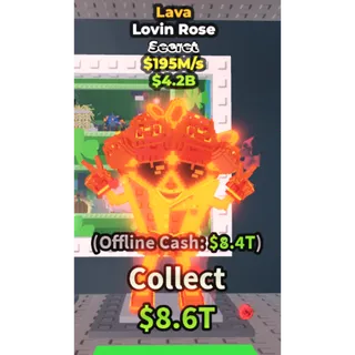 rare lava lovin rose 1 of 307