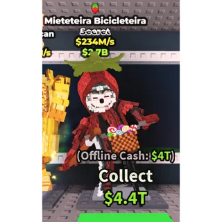 STRAWBERRY Mieteteira Bicicleteira 