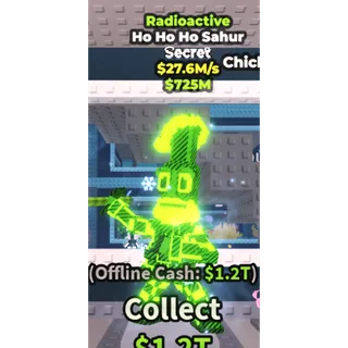 Radioactive Ho ho ho sahur |27.5m/s|