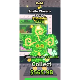 snailo clover with lucky trait