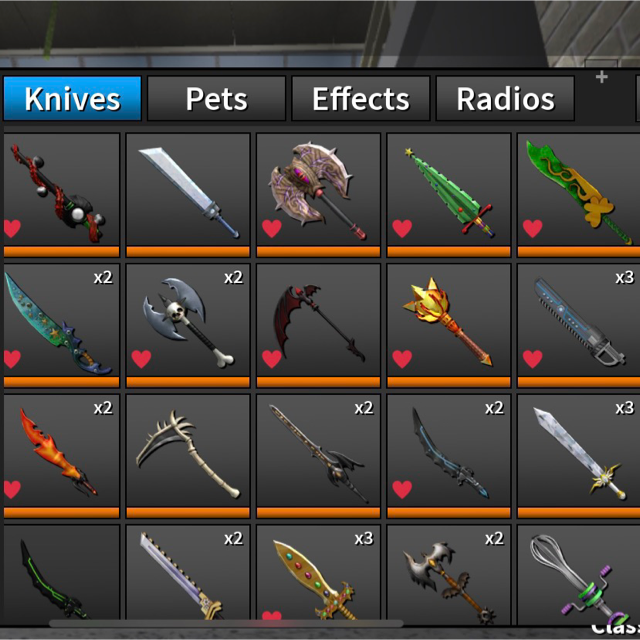 Roblox Assassin Knifes