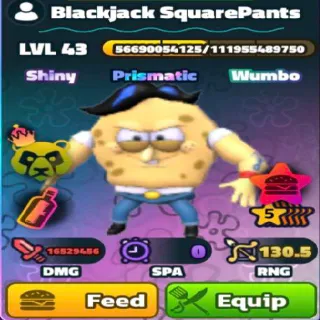 Sw 5s Blackjack SquarePants ( Lvl43 )