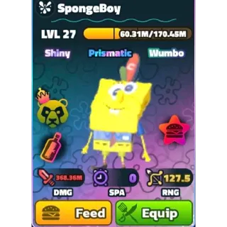 Shiny Wumbo Spongeboy