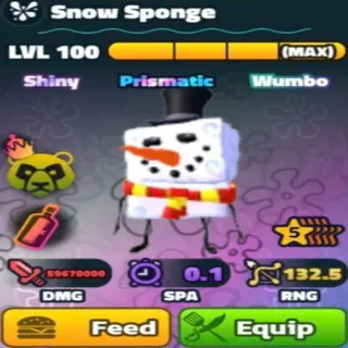 Sw 5s Maxed Snow Sponge