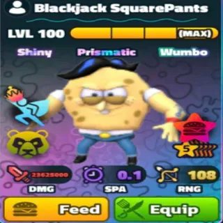 Sw Blackjack Squarepants 5s ( Rb Serial )