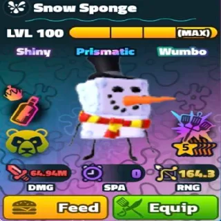 Sw 5s Maxed Snow Sponge