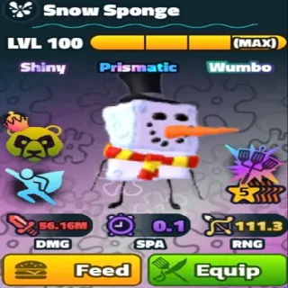 Sw 5s Maxed Snow Sponge