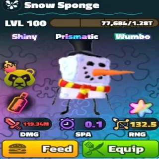 Sw Superstar Snow Sponge