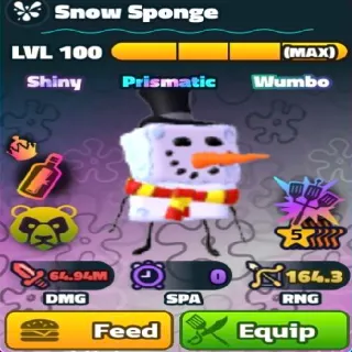 Sw 5s Maxed Snow Sponge