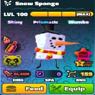 Sw 5s Maxed Snow Sponge