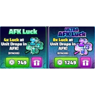Afk Luck And ultra Afk Luck