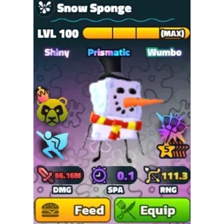 Sw 5s Maxed Snow Sponge
