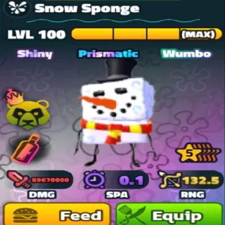 SW 5s Maxed Snow Sponge
