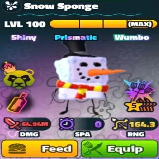 Sw 5s Maxed Snow Sponge